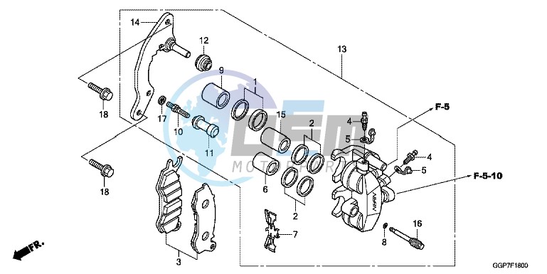 FRONT BRAKE CALIPER