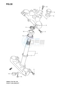 RM85 (P3-P28) drawing FRONT FORK BRACKET