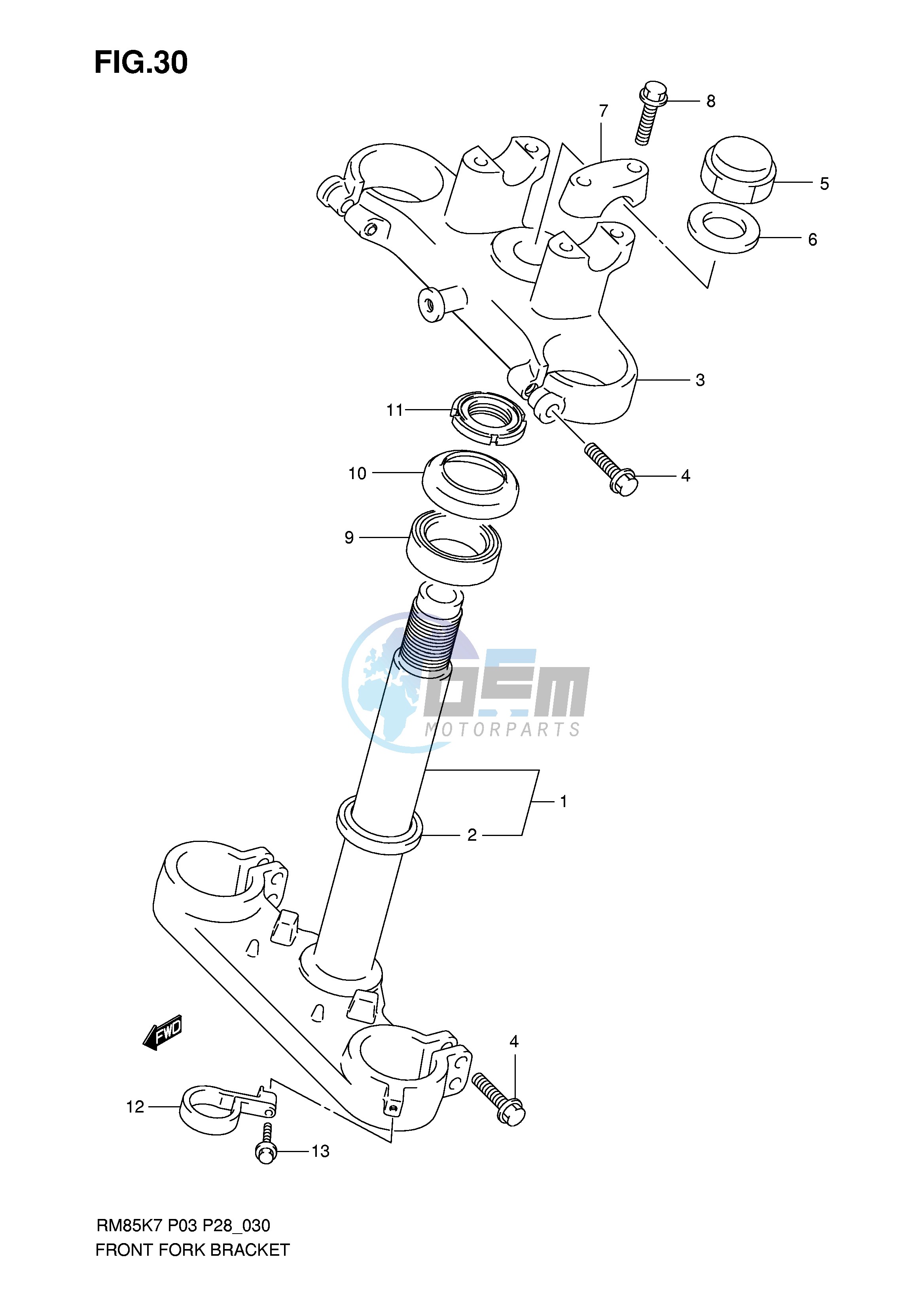 FRONT FORK BRACKET