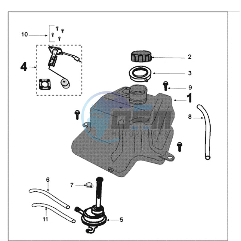 TANK AND FUEL PUMP