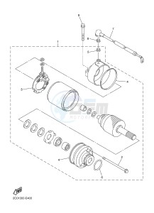 XJ6NA 600 XJ6-N (NAKED, ABS) (36BB 36BC) drawing STARTING MOTOR