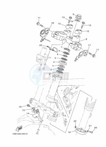 XTZ125E (1SBH) drawing STEERING