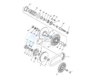 XP T-MAX ABS 500 drawing CLUTCH 2