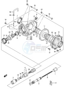 LT-A500X drawing FINAL BEVEL GEAR (REAR)