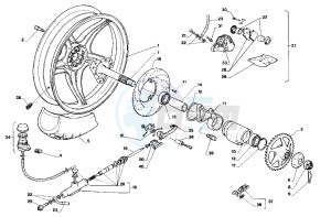 AF1 Futura 50 drawing Rear Wheel