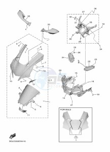 YZF1000 YZF-R1 (B3LS) drawing COWLING 1