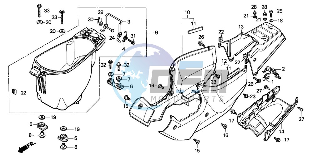 LUGGAGE BOX/BODY COVER