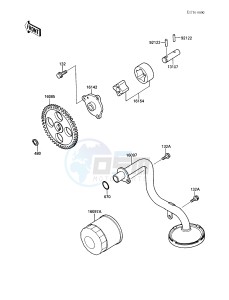 KAF 450 B [MULE 1000] (B1) [MULE 1000] drawing OIL PUMP_OIL FILTER