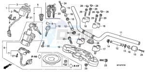 CBF1000A9 UK - (E / ABS MKH) drawing HANDLE PIPE/TOP BRIDGE