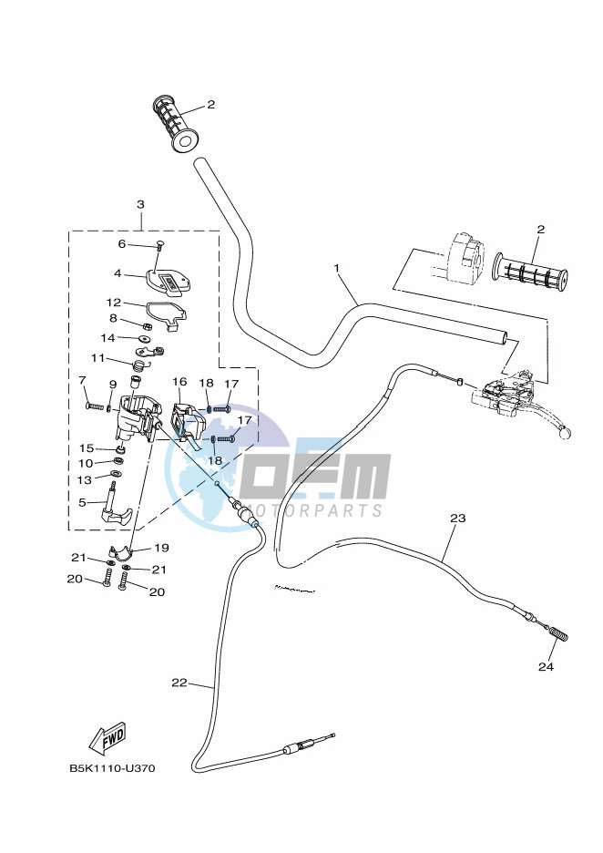 STEERING HANDLE & CABLE