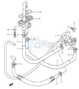 GS500E (E28) drawing FUEL COCK