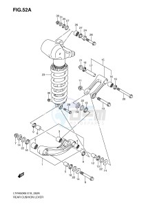 LT-R450 (E19) drawing REAR CUSHION LEVER (MODEL K8 K9 L0)