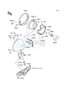 VN900_CLASSIC VN900B7F GB XX (EU ME A(FRICA) drawing Headlight(s)