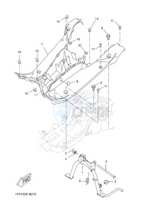 NS50 AEROX (1PH1 1PH1 1PH1 1PH1) drawing STAND & FOOTREST