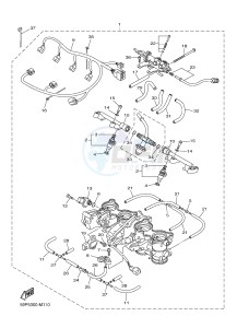 FZ8-S FZ8 FAZER 800 (42PD 42PF) drawing INTAKE 2