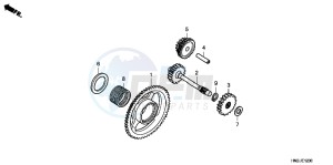 VFR800FH 2ED - (2ED) drawing CYLINDER HEAD (FRONT)