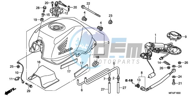 FUEL TANK/FUEL PUMP