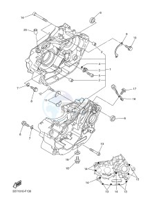 WR250R (32DR) drawing CRANKCASE