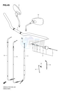 VZ800 (E3-E28) MARAUDER drawing HANDLEBAR