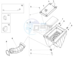 RS 125 RS REPLICA 4T E4 ABS (EMEA) drawing Air box