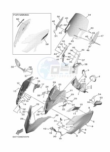 XP560D-A TMAX TECH MAX (B7ME) drawing STEERING HANDLE & CABLE