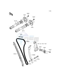 VERSYS_650_ABS KLE650FFF XX (EU ME A(FRICA) drawing Camshaft(s)/Tensioner