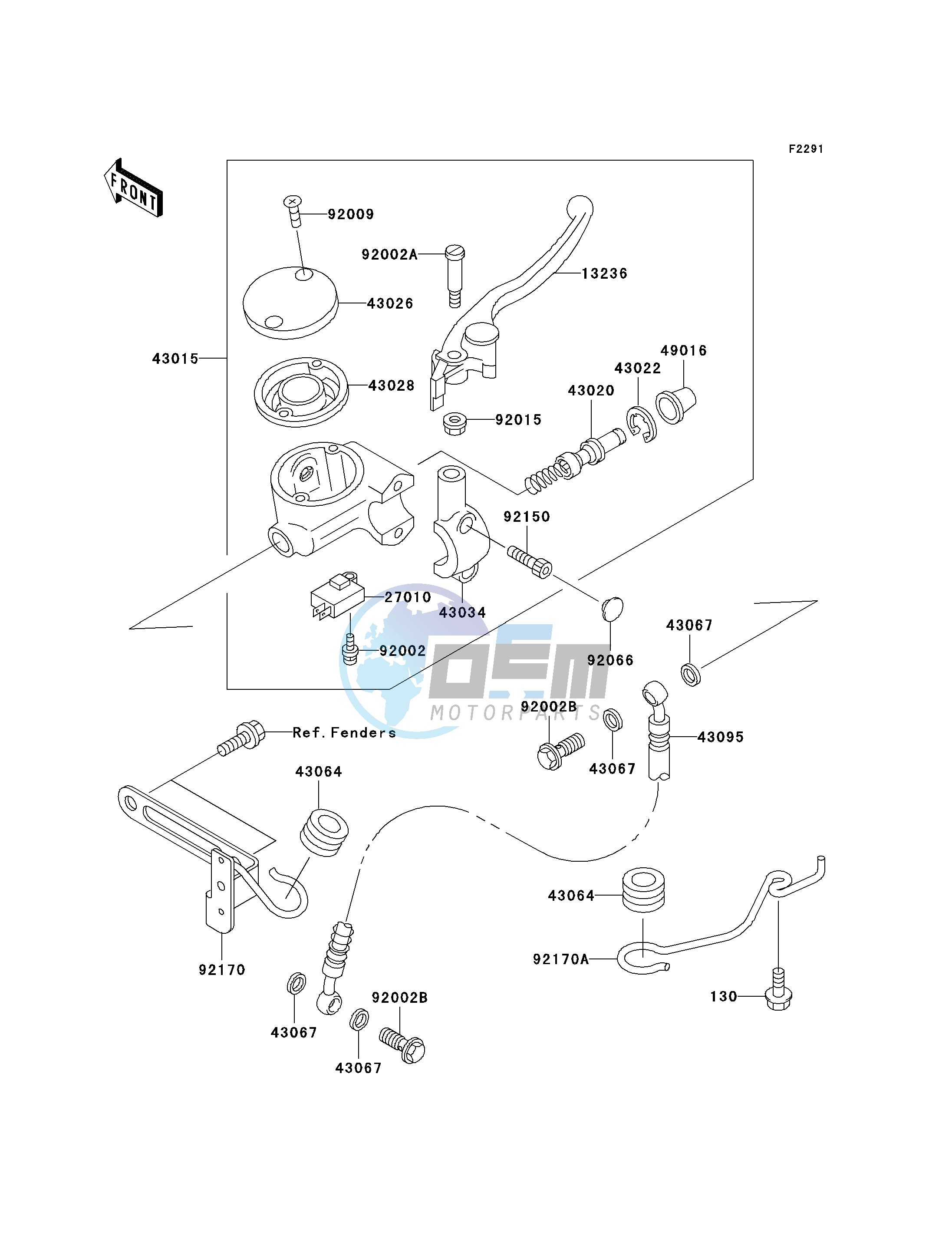 FRONT MASTER CYLINDER