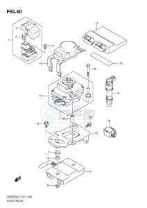 GSR750 (E21) drawing ELECTRICAL (GSR750UEL2 E21)