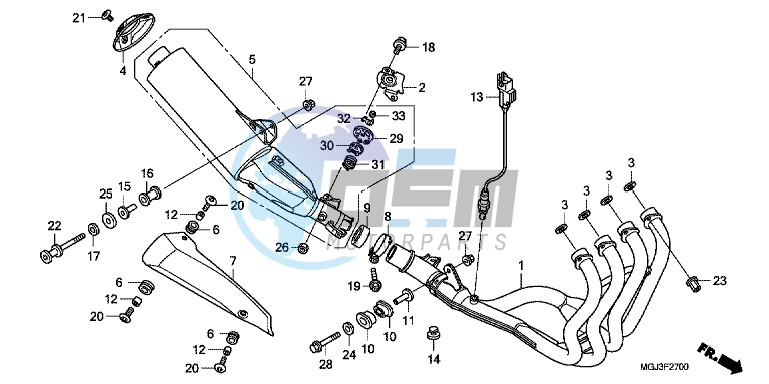 EXHAUST MUFFLER