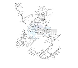 YP R X-MAX 250 drawing WINDSHIELD 1YS4