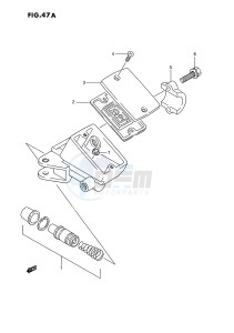 GSX1100 (E2) drawing FRONT MASTER CYLINDER (MODEL K L M N P R)