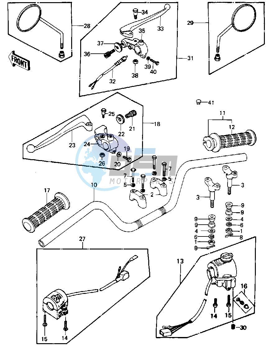 HANDLEBAR -- 80 B1- -