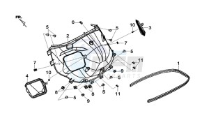 MAXSYM 600 I ABS EXECUTIVE (LX60A3-EU) (E4) (L7-M0) drawing REAR COVERS