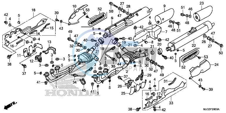 EXHAUST MUFFLER