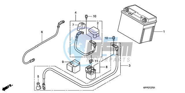 BATTERY (CBR125RW7/RW9/RWA)