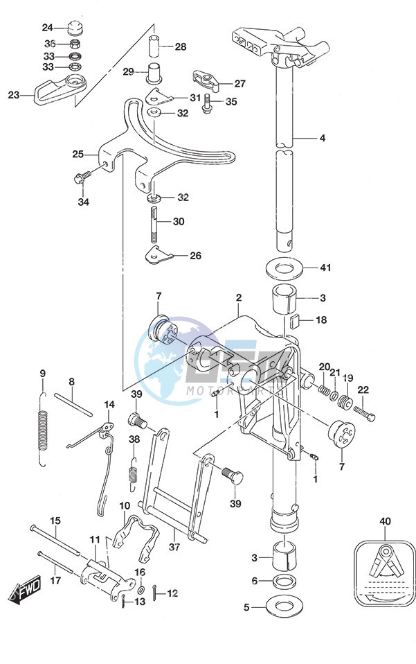 Swivel Bracket - Non-Remote Control