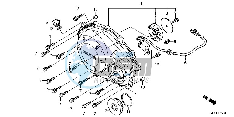 RIGHT CRANKCASE COVER