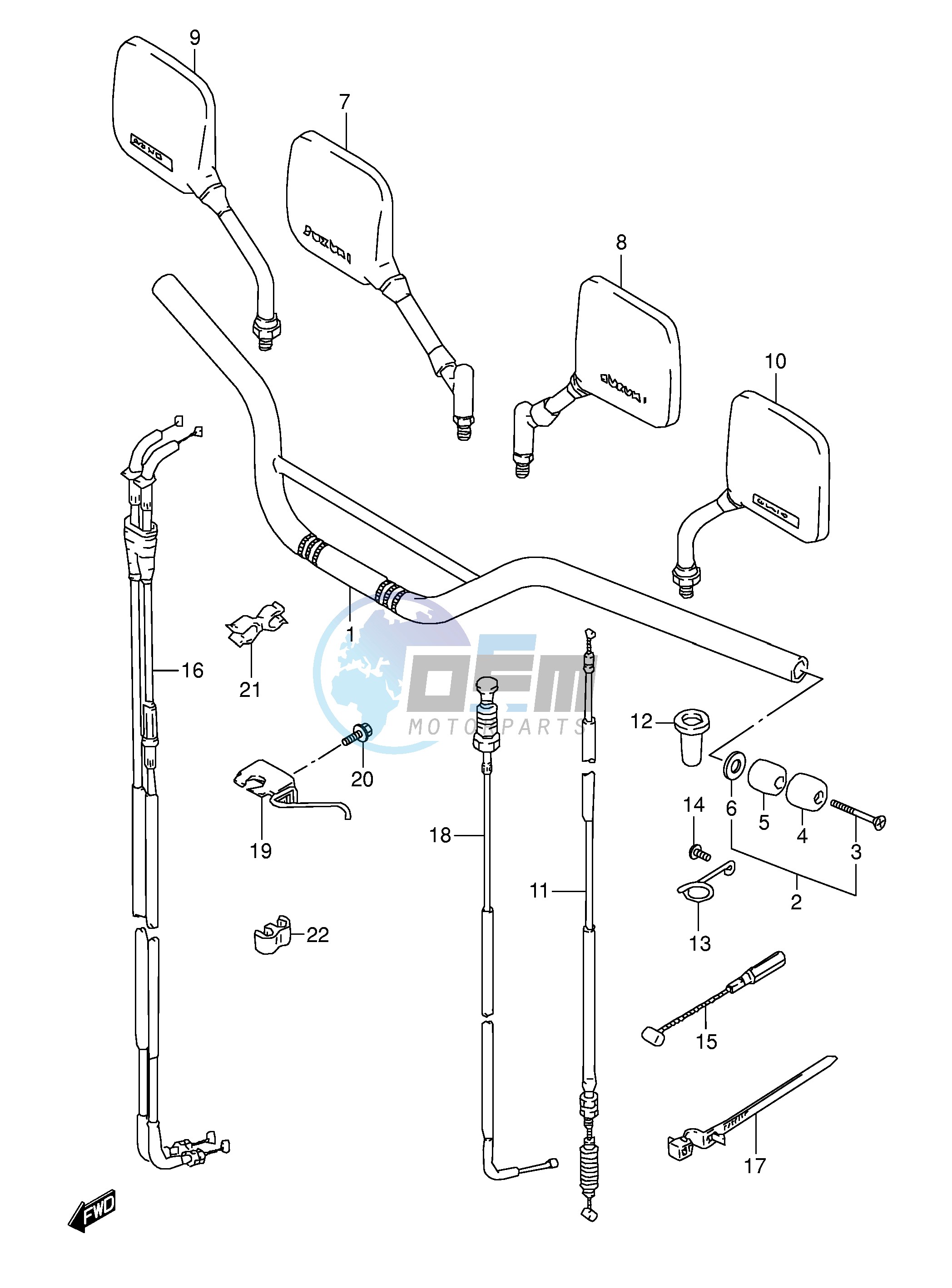 HANDLEBAR (MODEL T)