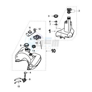 VIVA SL2CA drawing FUEL GAUGE WITHOUT WIRING HARNESS