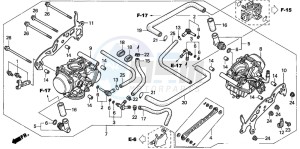 VTR1000F FIRE STORM drawing CARBURETOR (ASSY.)