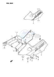 GSX1100 (E2) drawing FRAME COVER (MODEL K)