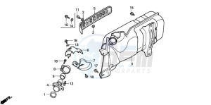 CN250 HELIX drawing EXHAUST MUFFLER