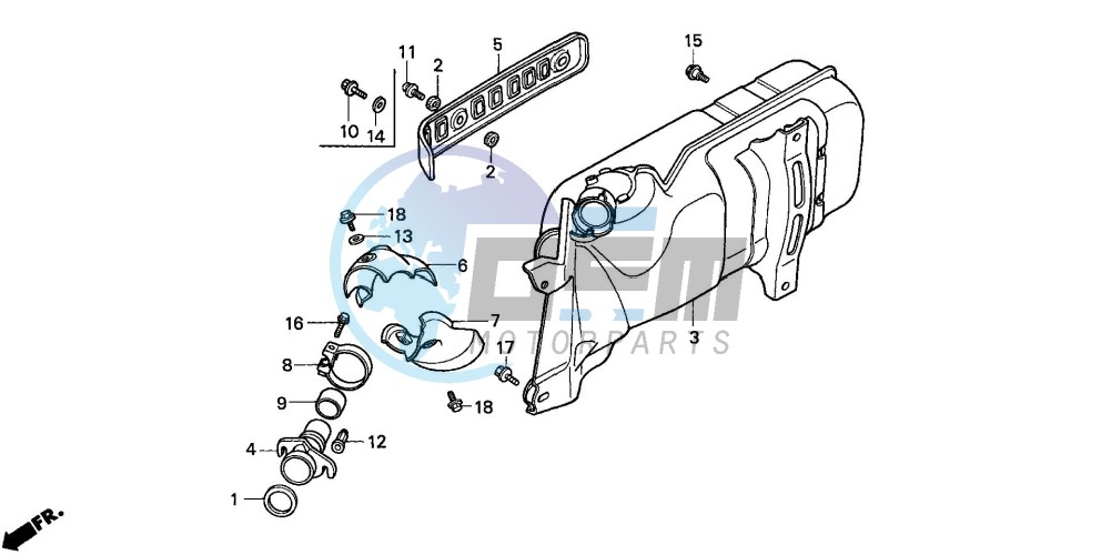 EXHAUST MUFFLER