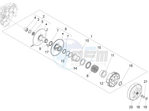 946 125 4T 3V ABS ARMANI (EMEA, APAC) drawing Driven pulley