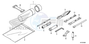 TRX420FA6F TRX420F Australia - (U) drawing TOOL