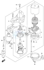 DF 250 drawing Starting Motor