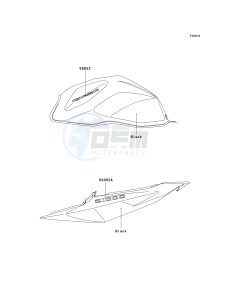 ZR 1000 A [Z1000] (A1-A3) A3 drawing DECALS-- BLACK- --- A2_A3- --- CN- -