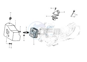 ICE 50 drawing Cylinder head - Induction Pipe