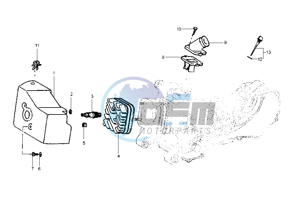 Cylinder head - Induction Pipe