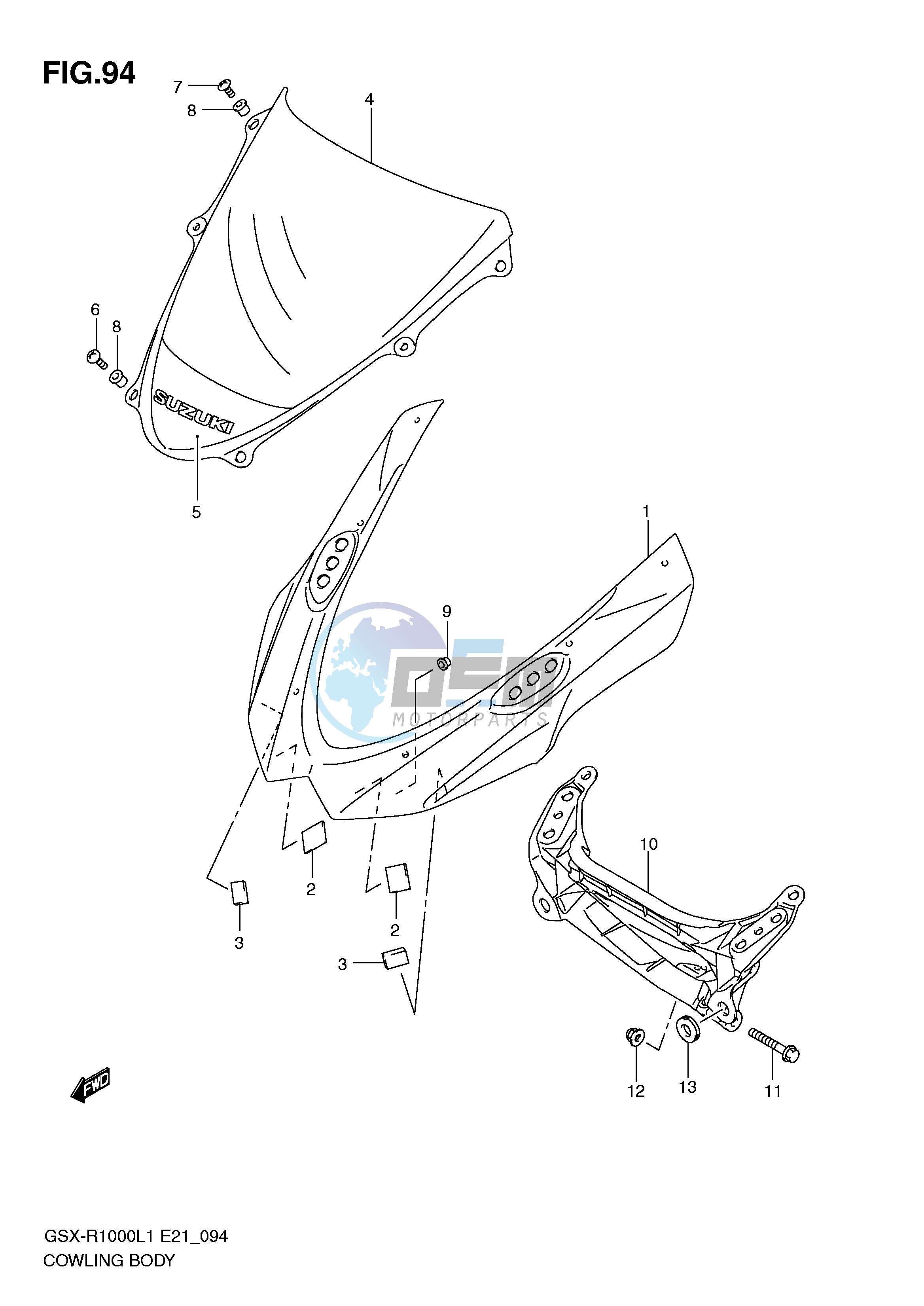 COWLING BODY